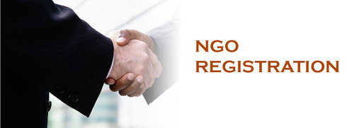 Two Business People Shaking Their Hands After NGO Registration.